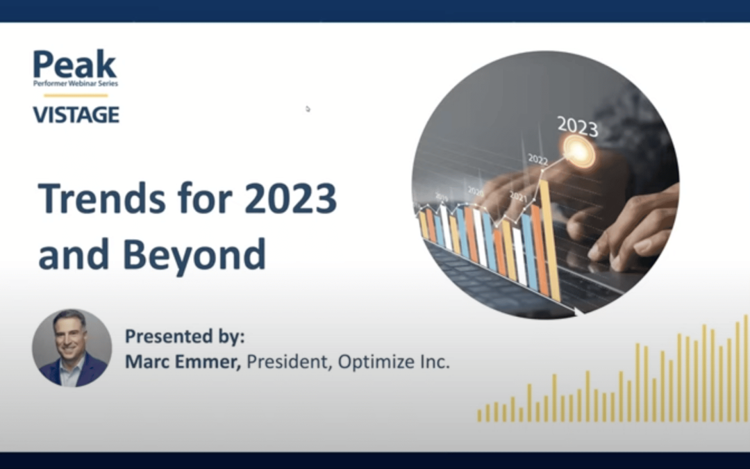 Webinar: Trends for 2023 and beyond
